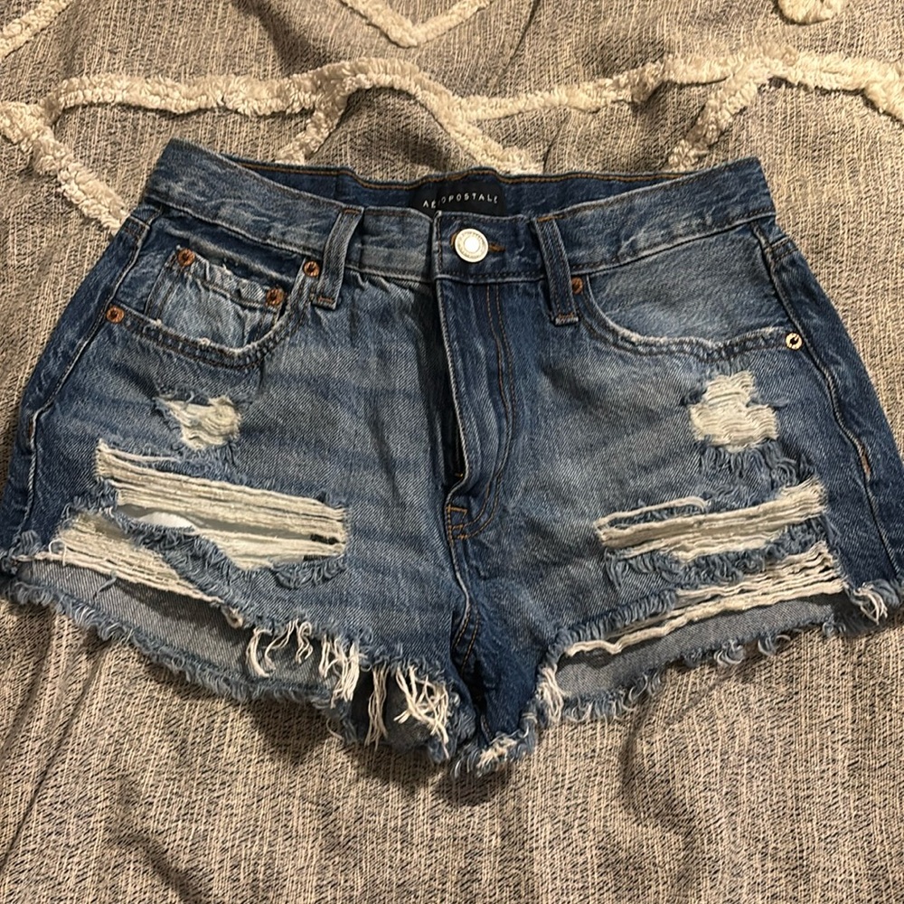 Aeropostale Jean shorts- Vintage high rise shorty